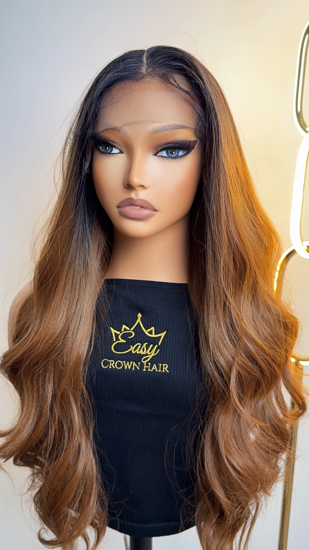 Dark Root Caramel Brown Tatiana