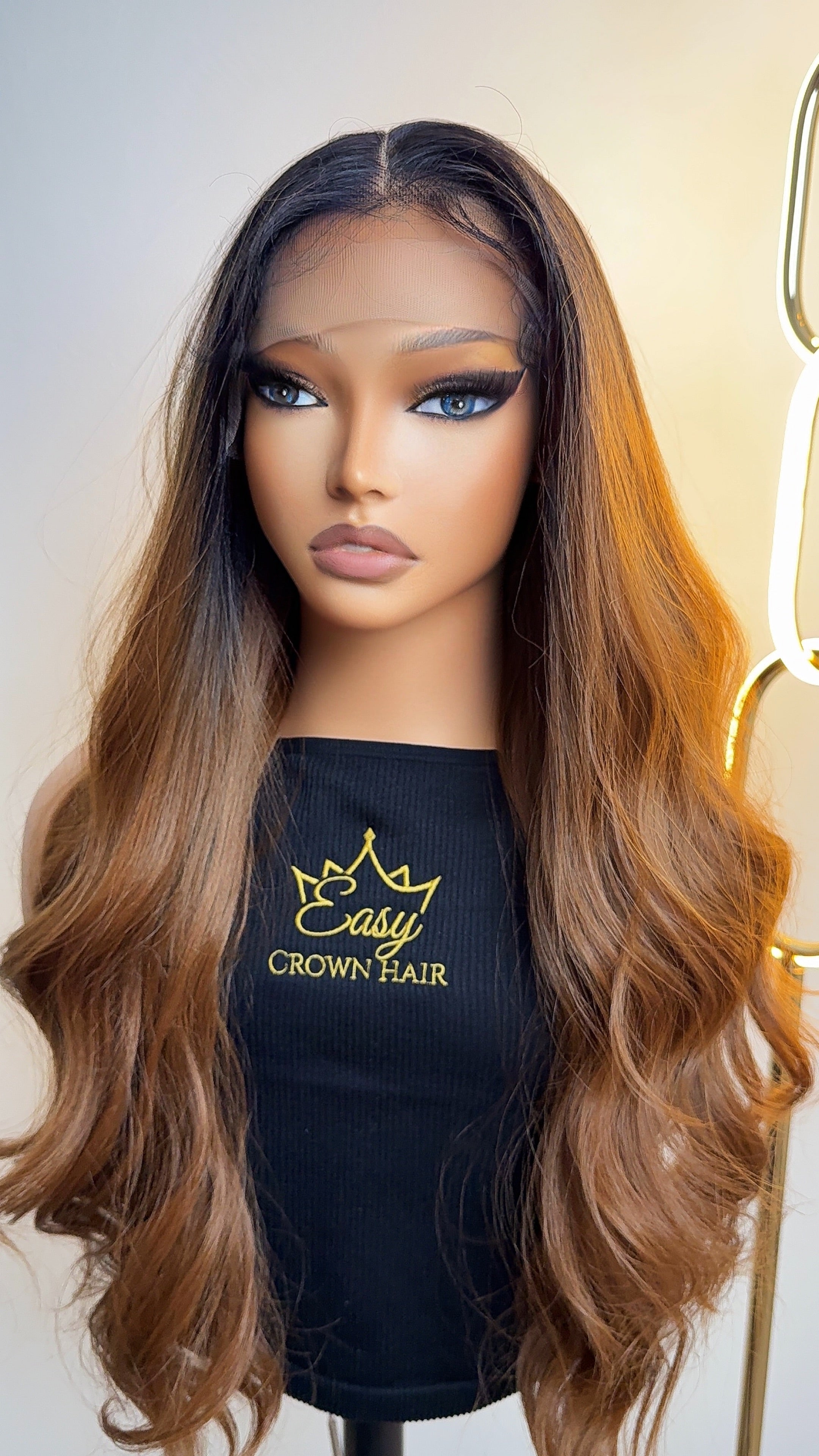 Dark Root Caramel Brown Tatiana