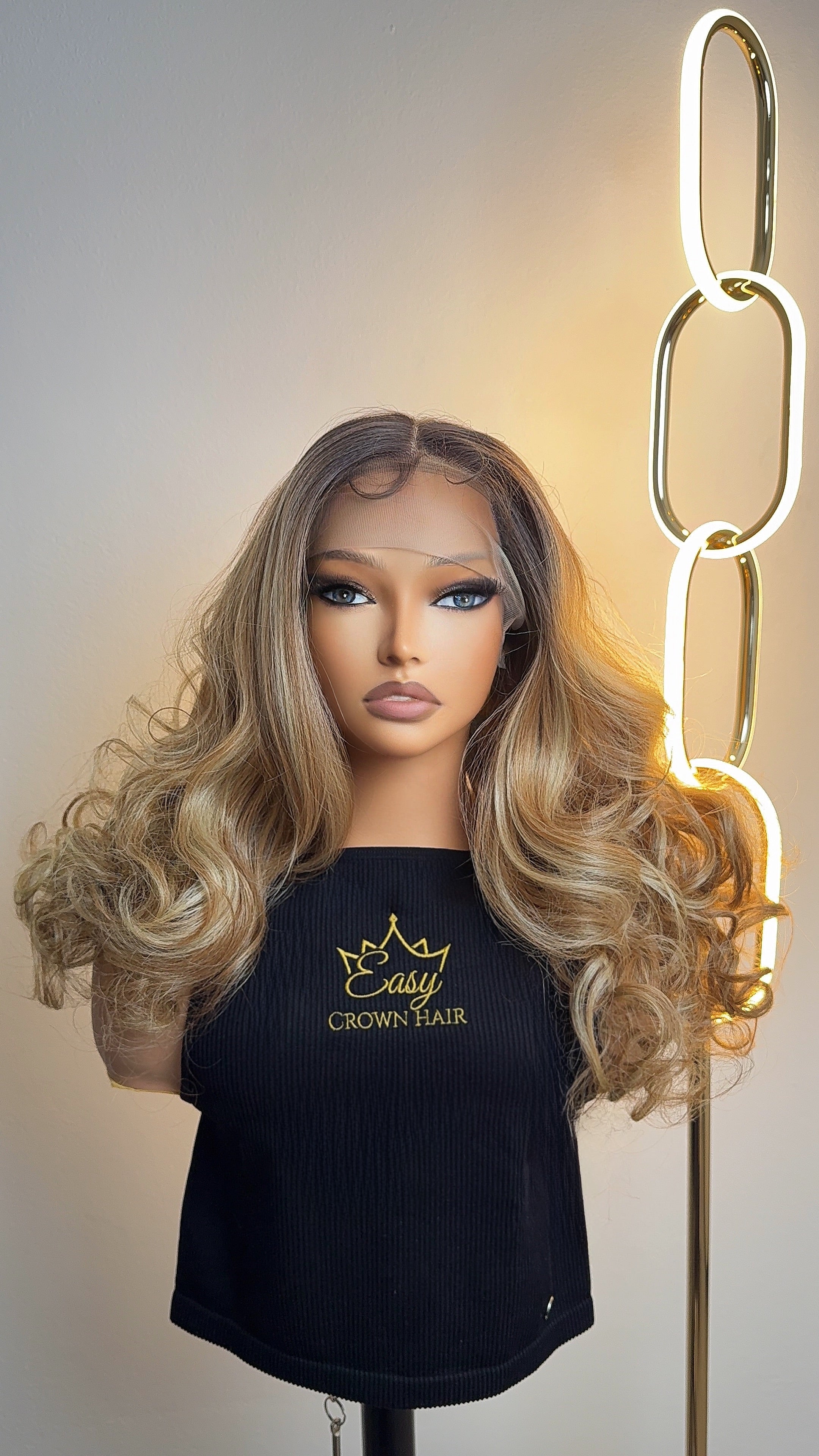 Dark Root Blonde Bouncy